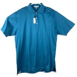 SOLD Peter Millar Mens Polo Shirt Moonstone New
